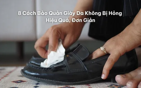 Top 8 Cách Bảo Quản Giày Da Không Bị Hỏng Hiệu Quả, Đơn Giản