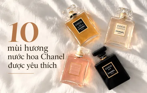 10 mùi hương nước hoa Chanel được yêu thích nổi bật năm 2026