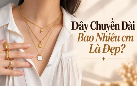 Dây Chuyền Dài Bao Nhiêu Cm Là Đẹp? Bảng Size Chuẩn Tham Khảo