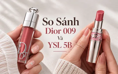 So Sánh Dior Addict Lip Maximizer 009 Và YSL Loveshine Candy Glow 5B