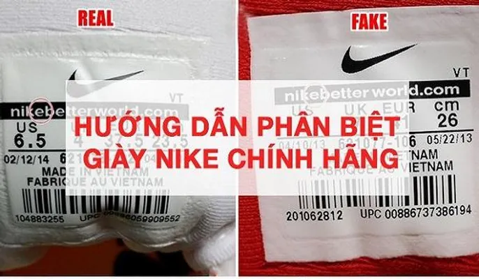 8 cách phân biệt giày Nike thật giả chuẩn xác trong 3 phút - 1