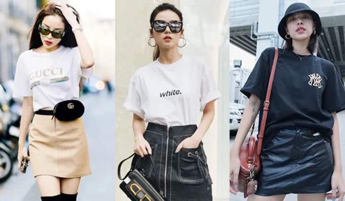 5 ý tưởng kết hợp áo phông với chân váy vừa đẹp vừa trẻ trung cho nàng - 1
