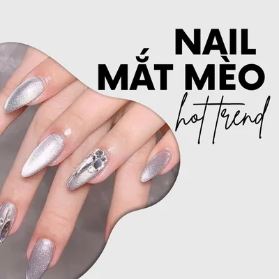 99+ mẫu nail mắt mèo đẹp, sang chảnh cho nàng - 1