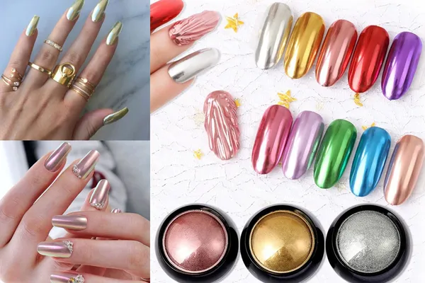 99+ mẫu nail tráng gương đẹp, xu hướng năm nay - 1