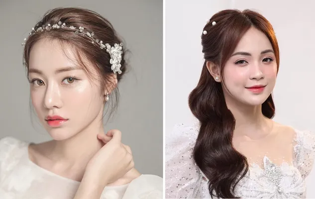 Top 13+ Kiểu tóc cho cô dâu mặt vuông được yêu rất thích 2026 - 1