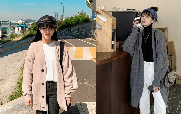 17 cách mix đồ với áo cardigan dài cho nữ sành điệu và thời trang - 1