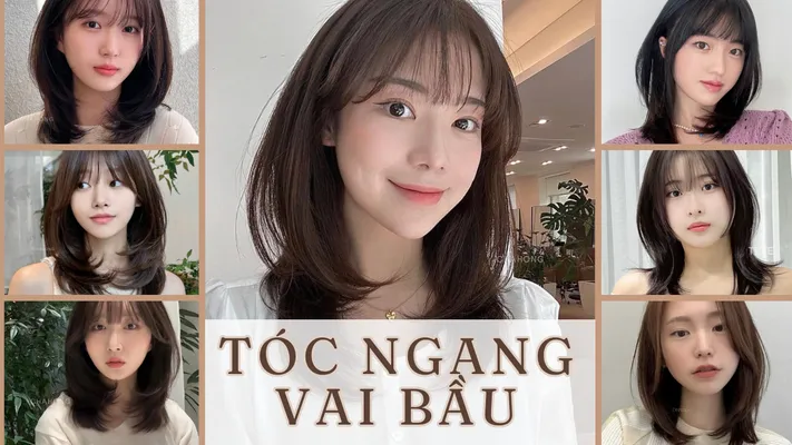 Top 15 kiểu tóc ngang bầu hợp với mọi khuôn mặt - 1