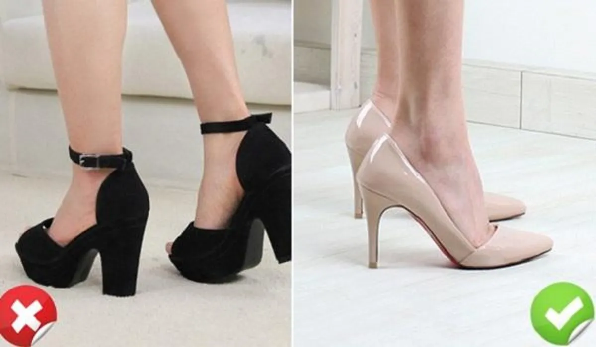 Tự tin dạo bước với mẹo chọn giày cho nàng có bắp chân to