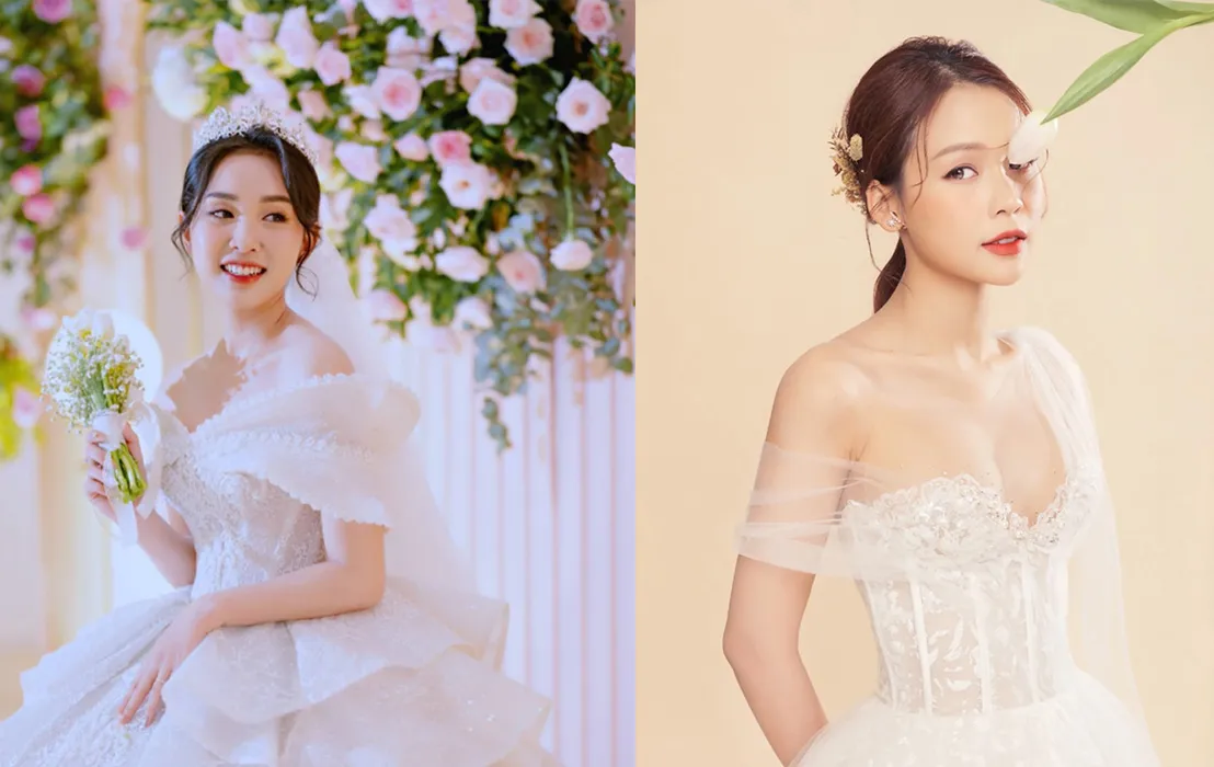 19+ kiểu tóc cho cô dâu mặt tròn thêm xinh đẹp hơn