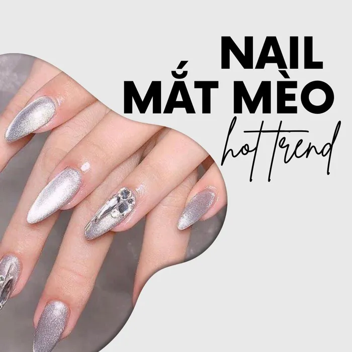 99+ mẫu nail mắt mèo đẹp, sang chảnh cho nàng 