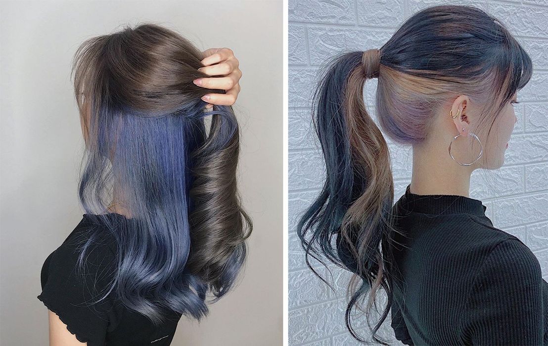 Nhuộm tóc giấu màu là gì? 15 màu nhuộm tóc hidden quan tâm nhiều hiện nay