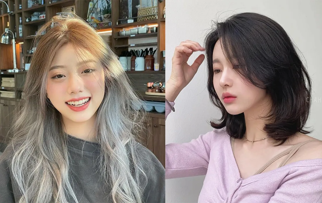 22 kiểu tóc xoăn cho mặt tròn che khuyết điểm tuyệt đối