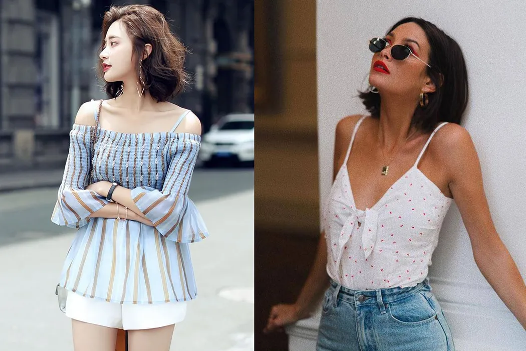 Ngực nhỏ mặc g&igrave; đẹp? Mẹo phối đồ cho n&agrave;ng ngực l&eacute;p