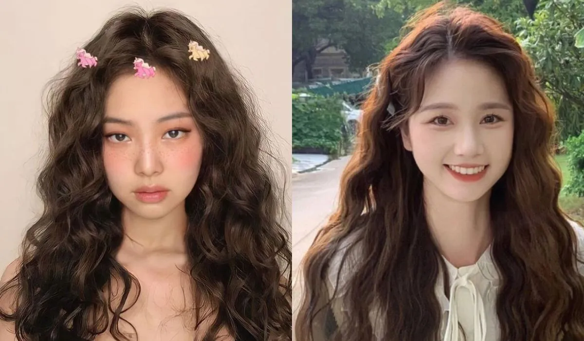 15 kiểu tóc xoăn Hippie cho mặt tròn vừa đẹp vừa trẻ trung