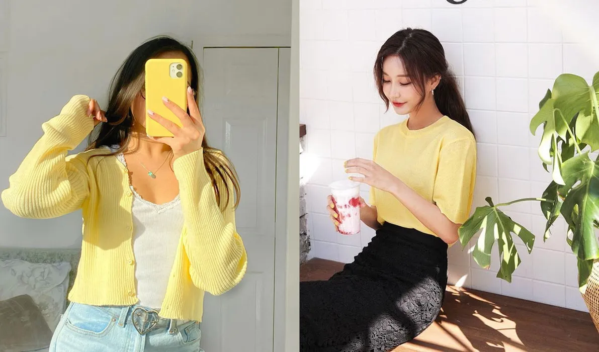 Công thức phối đồ với màu vàng bơ HOT TREND hiện nay