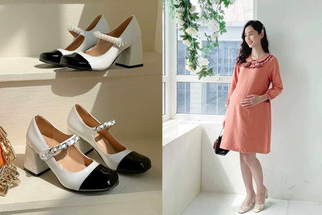 Có bầu mang giày cao gót được không? Bà bầu nên đi giày gì?