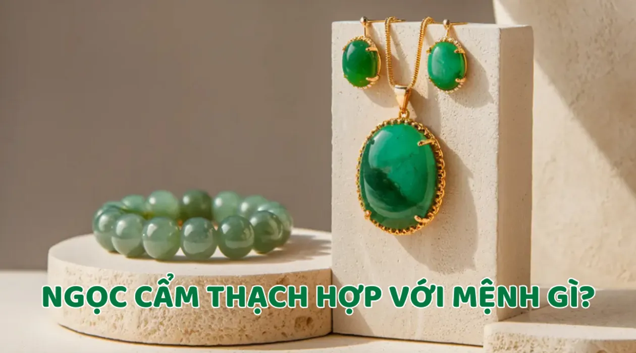 Ngọc cẩm thạch hợp mệnh gì? Ý nghĩa phong thủy và cách chọn phù hợp