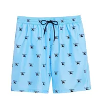 Quần Short Burberry New SS Màu Xanh Blue