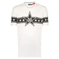 Áo Thun Nam Dolce & Gabbana D&G DG Star Logo T-Shirt Màu Trắng