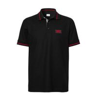 Áo Polo Nam Burberry Logo Appliqué Polo Shirt Màu Đen Size S