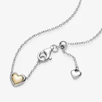 Dây Chuyền Pandora Passions Necklace Mặt Trái Tim Vàng 14K 399399C00