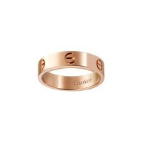 Nhẫn Nữ Trơn Jewery Luxury Love Không Kim Cương Vàng Hồng 3.6mm