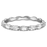Nhẫn Swarovski Vittore Marquise Ring White, Rhodium Plated 5366579 Size 52