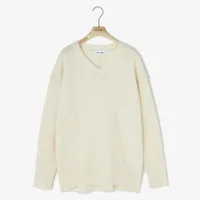 Áo Len Women's Lacoste Sweatshirt Màu Trắng Đục