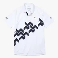 Áo Polo Men's Lacoste Sport Novak Djokovic Breathable Jersey Polo Shirt Màu Trắng Size M