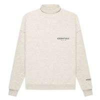 Áo Sweater Fear Of God Essentials Pullover Mockneck Light Heather Oatmeal Màu Xám Nhạt