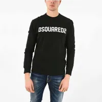 Áo Thun Dài Tay Dsquared2 Printed Surf Fit T-Shirt Black Size XS