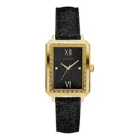 Đồng Hồ Nữ Guess U0841L1 Mặt Vuông Màu Đen Vàng
