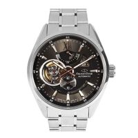 Đồng Hồ Orient Star Semi Skeleton Re-AV0004N00B Màu Bạc Mặt Đen