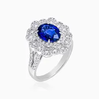 Nhẫn Lộc Phúc Fine Jewelry F1B-RSP104S Vàng Trắng Đính Kim Cương