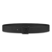 Thắt Lưng Nam Louis Vuitton LV Initiales 40mm Reversible Belt Màu Đen