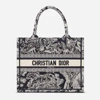 Túi Xách Dior Small Book Tote Blue Toile de Jouy Reverse Embroidery