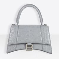 Túi Xách Tay Balenciaga Hourglass SS Top Handle Bag Màu Xám