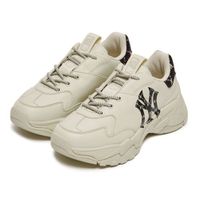 Giày MLB Bigball Chunky Mono Heel New York Yankees 3ASHCM11N-50BKS Màu Trắng Đục Size 250