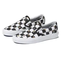 Giày Slip On Vans Bee Check VN0A33TB9EH Màu Đen Trắng Size 39