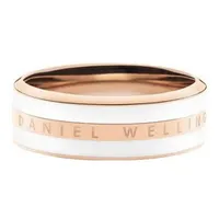 Nhẫn Daniel Wellington Emalie Ring Satin White DW00400039 Màu Vàng Hồng Size 66
