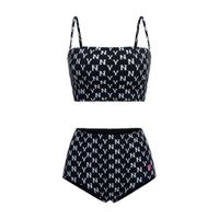 Bộ Bikini MLB Monogram New York Yankees 3FSW60423-50BKS Màu Đen Size XS