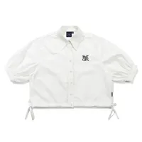 Áo Sơ Mi Romantic Crown Croptop SS 22 Womans Balloon Half Shirt Màu Trắng Size S