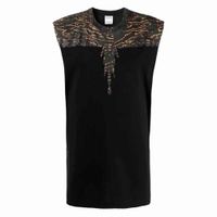 Áo Thun Nam Marcelo Burlon Wings T-shirt Tshirt In Black Màu Đen