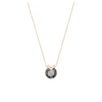 Dây Chuyền Swarovski Bella V Pendantblack, Rose Gold-Tone Plated 5528552 Màu Vàng Hồng