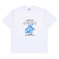 Áo Phông Acmé De La Vie ADLV Blue Teddy Bear Short Sleeve T-Shirt White Màu Trắng Size 1