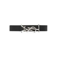 Vòng Đeo Tay Nữ Yves Saint Laurent YSL  Opyum Bracelet In Leather Màu Đen