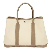 Túi Xách Hermès Garden Party 30 Bag Màu Kem