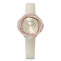 Đồng Hồ Nữ Swarovski Crystal Flower 5552424 Màu Xám