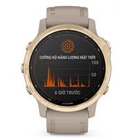 Đồng Hồ Thông Minh Garmin Fenix 6S Pro Solar 42mm Màu Xám