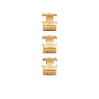 Set 3 Kẹp Tóc Celine Màu Vàng